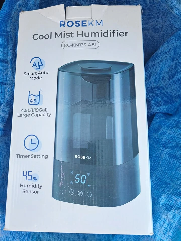 ROSEKM 4.5L Humidifier for Bedroom and Home