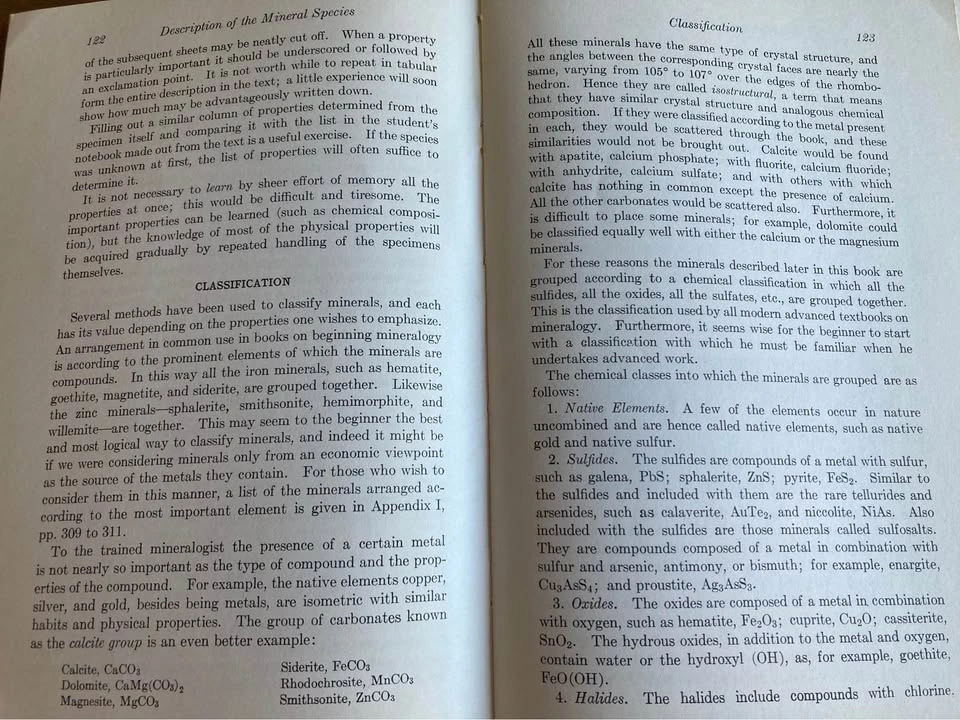 Vintage “Dana’s Minerals & How To Study Them” Paperback Book - photo 2