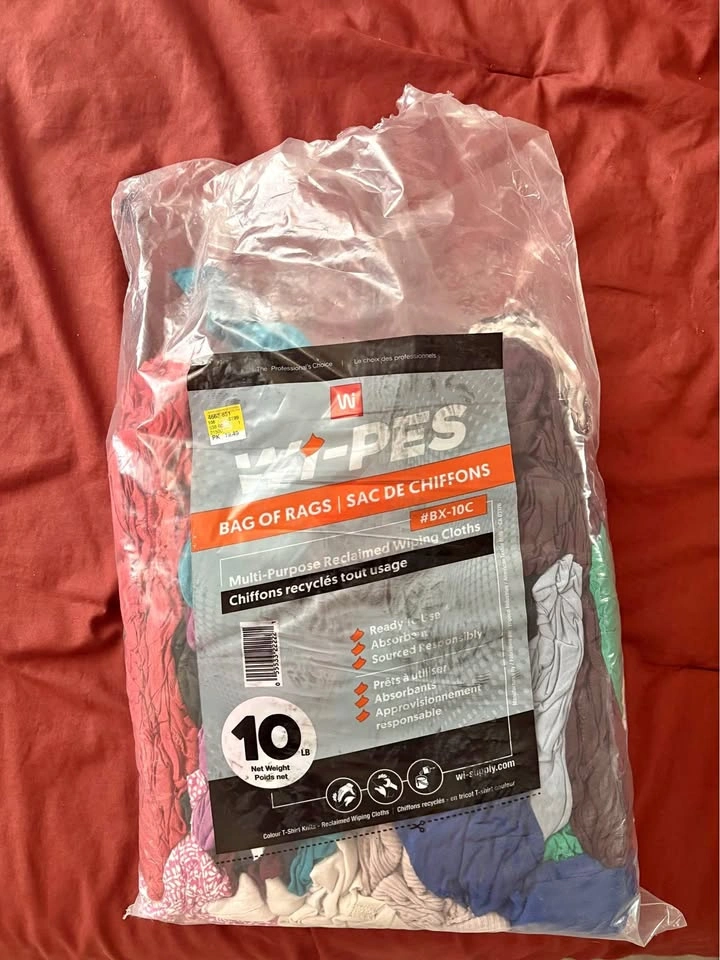 Bag of Rags – 75% Full 🧽