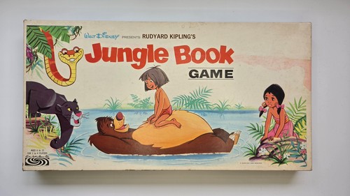 Vintage Walt Disney Jungle Book Board Game 1967 Parker Brothers