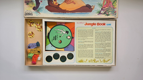 Vintage Walt Disney Jungle Book Board Game 1967 Parker Brothers - photo 3