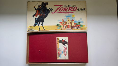 Vintage 1966 Walt Disney Productions ZORRO Board Game - photo 2