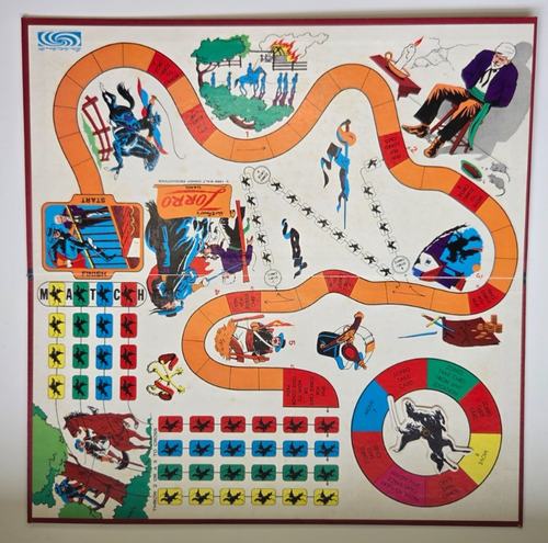 Vintage 1966 Walt Disney Productions ZORRO Board Game - photo 4