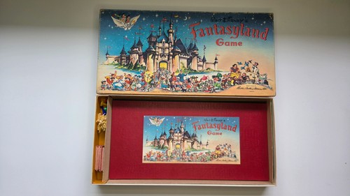Vintage 1956 Parker Brothers PB Walt Disney's Fantasyland Board - photo 3