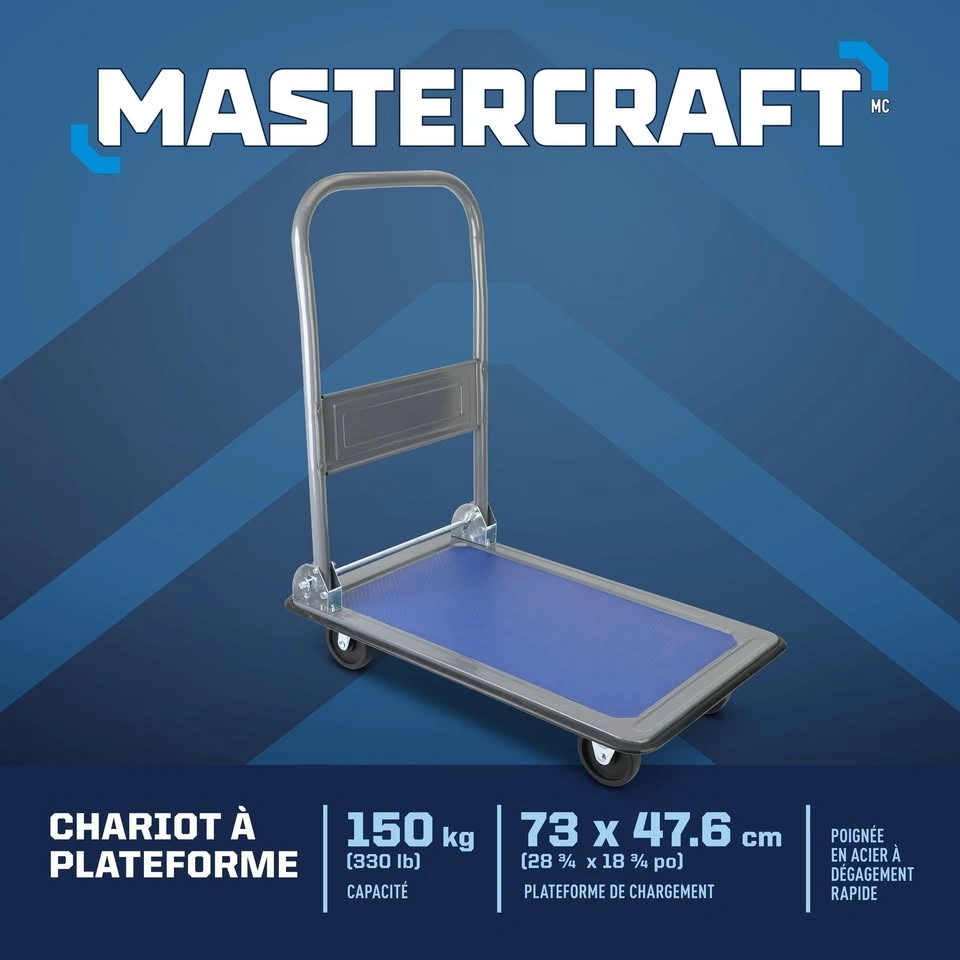 Mastercraft Loading Platform Cart – 330 lb – Brand New - photo 4