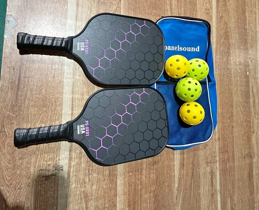 Brand New Pickleball Set – 2 Paddles + 4 Balls + Carrying Bag