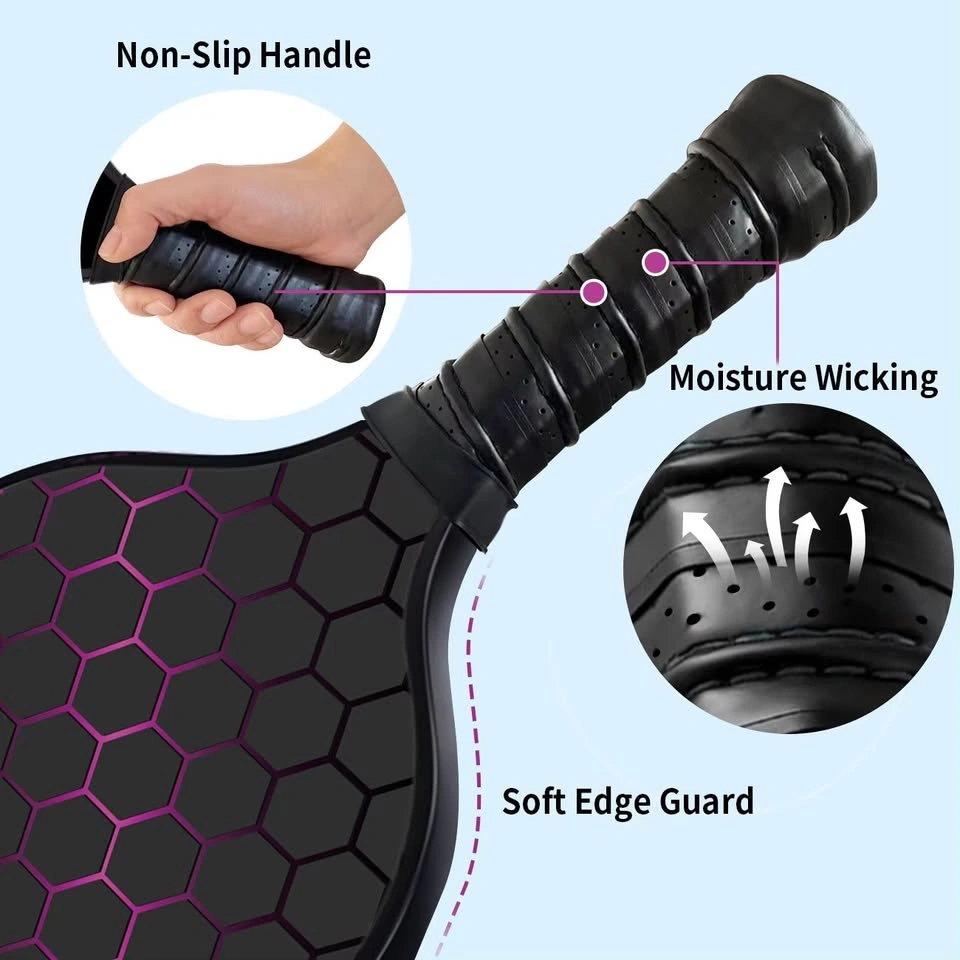 Brand New Pickleball Set – 2 Paddles + 4 Balls + Carrying Bag - photo 3