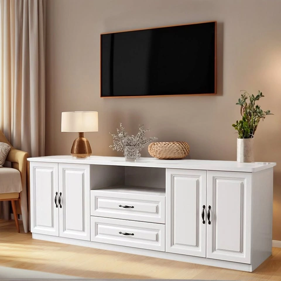 Craftsman-Inspired Solid Wood TV Stand