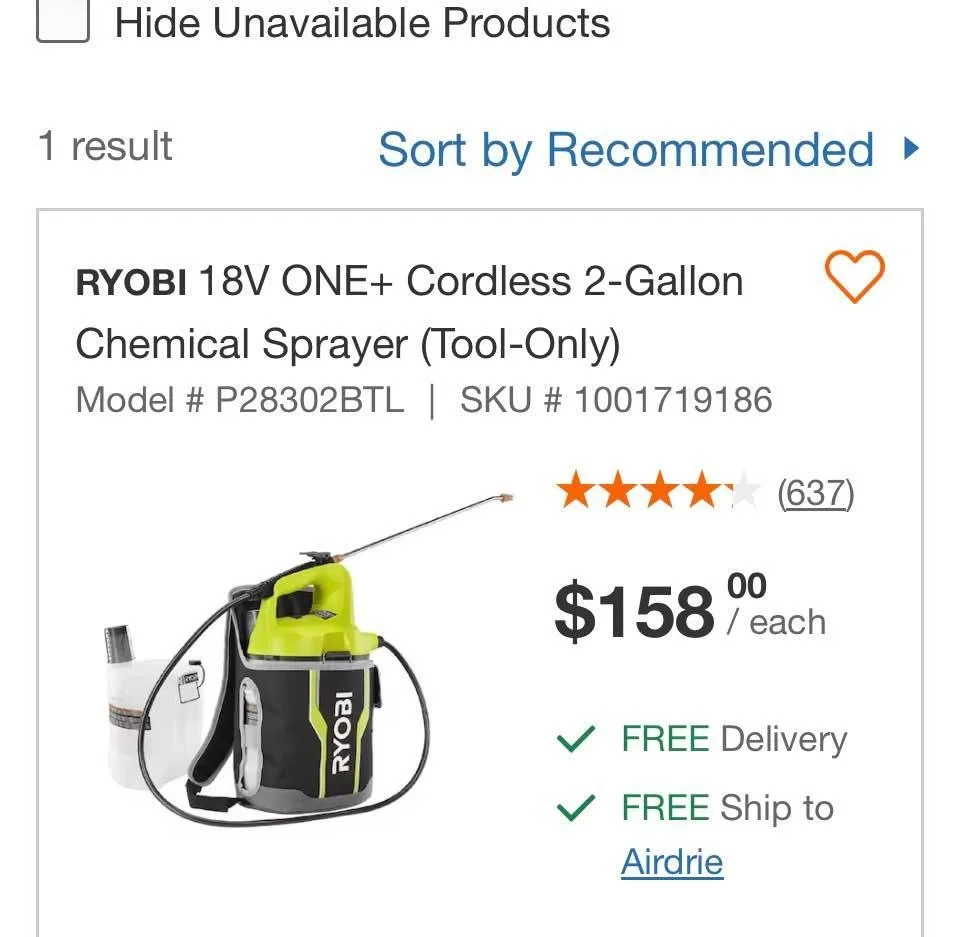 Ryobi ONE+ 18V Cordless 2-Gallon Chemical Sprayer - photo 3