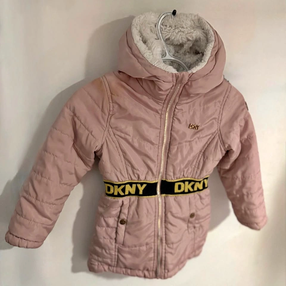 Girls Sz. 5/6 DKNY Pink Puffer Jacket