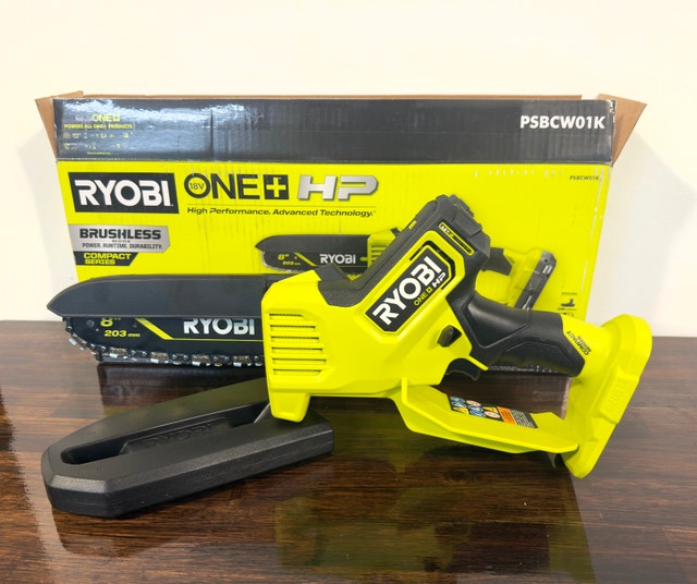 RYOBI 18V ONE+ HP Brushless 8 in. Compact Pruning Mini Chainsaw
