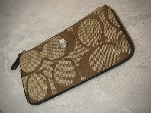 coach wristlet wallet brown - photo 2