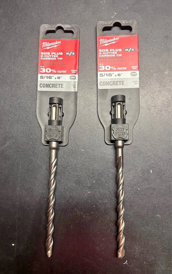 Milwaukee 48-20-7441 SDS PLUS Carbide Concrete Drill Bits