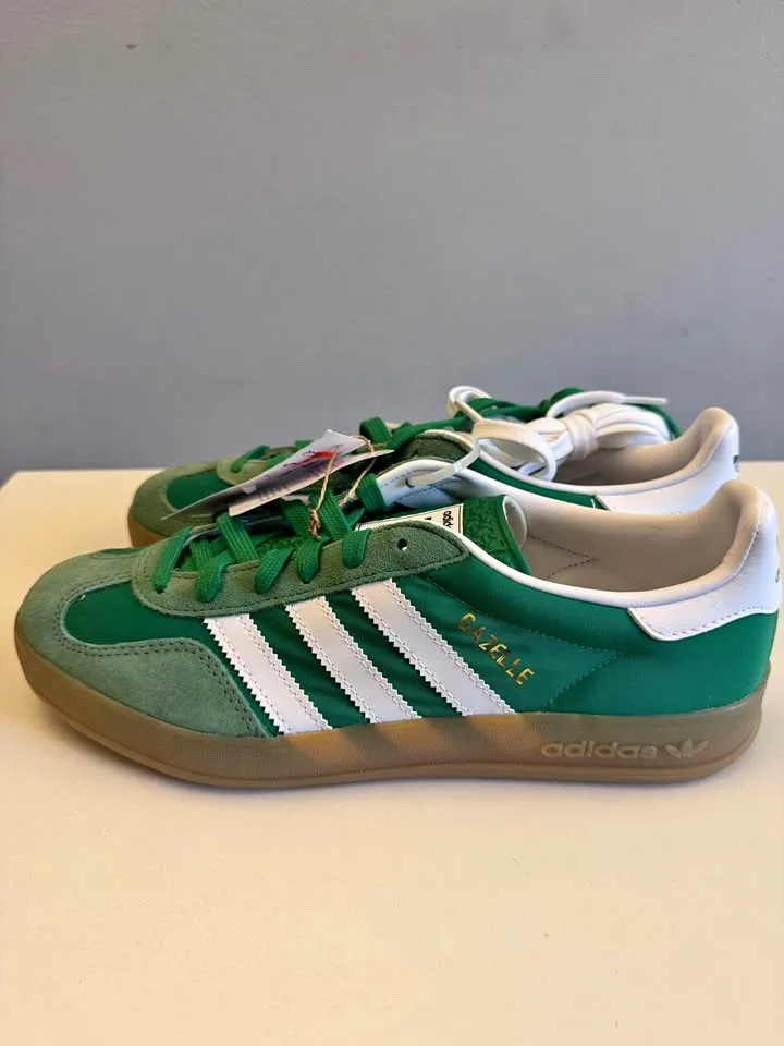 adidas Gazelle Indoor Green Gum 8M thumbnail