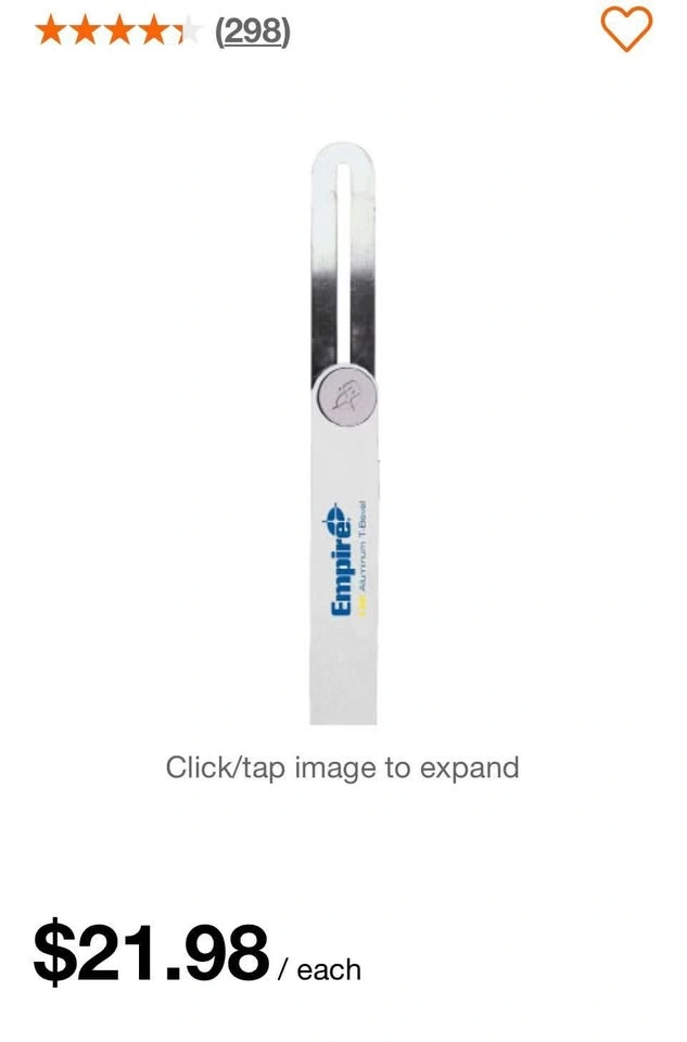 Empire 10" Stainless Steel T-Bevel - photo 2