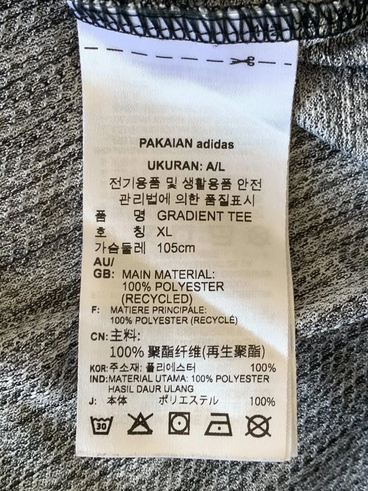 Men's Adidas Exercising T-shirt (Dark Grey Colour) - photo 5
