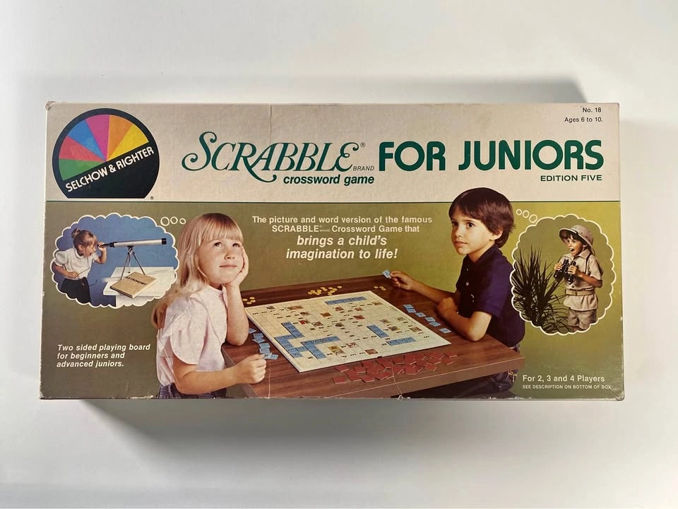Scrabble for Juniors | 1982 Vintage Board Game