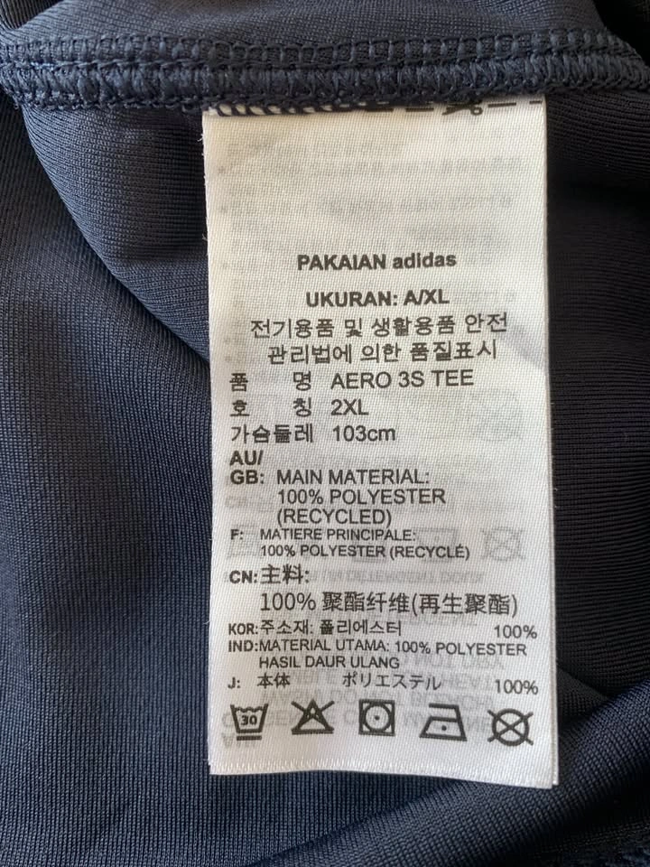 Men's Adidas Primegreen Exercising T-shirt - photo 5