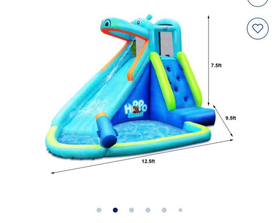 Costway Water Park Inflatable Slide