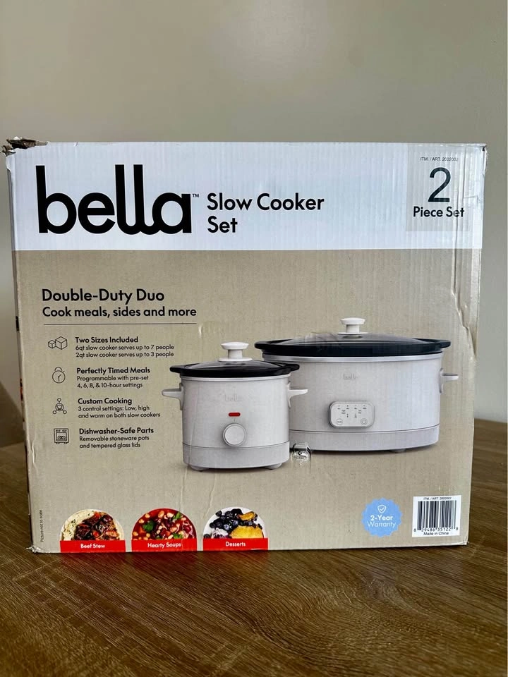 Bella Double-Duty Duo Slow Cooker Set - 2 Piece - photo 2