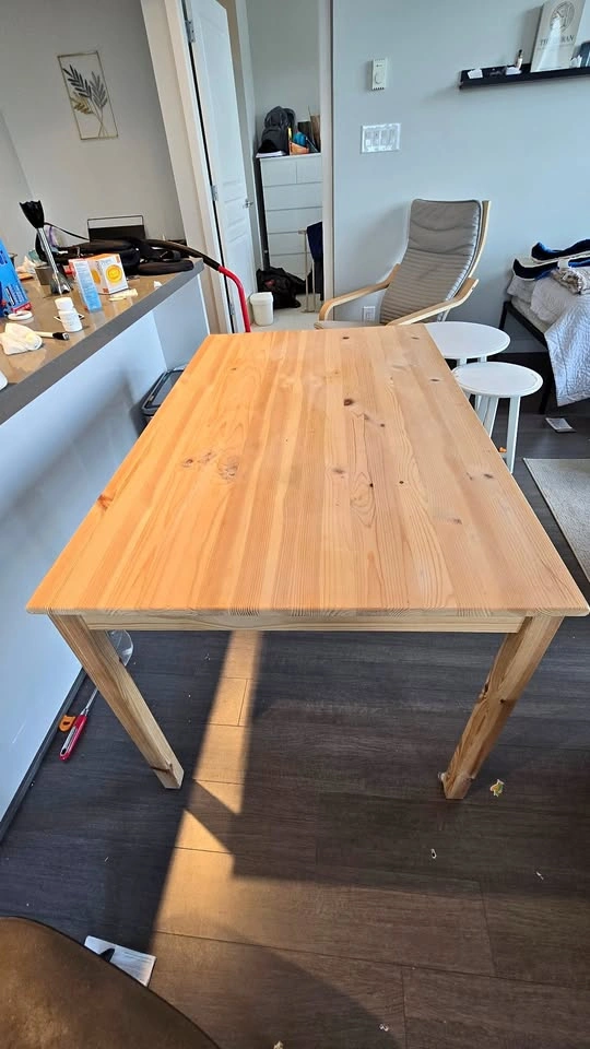 IKEA Solid Wood Pine Desk / Table