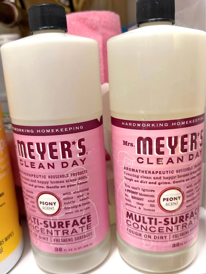 1 unopened bottle + 1/2 Meyers Clean Day Cleaner Concentrate