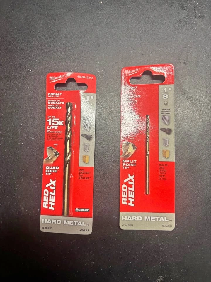 Milwaukee Red Helix Cobalt Drill Bits