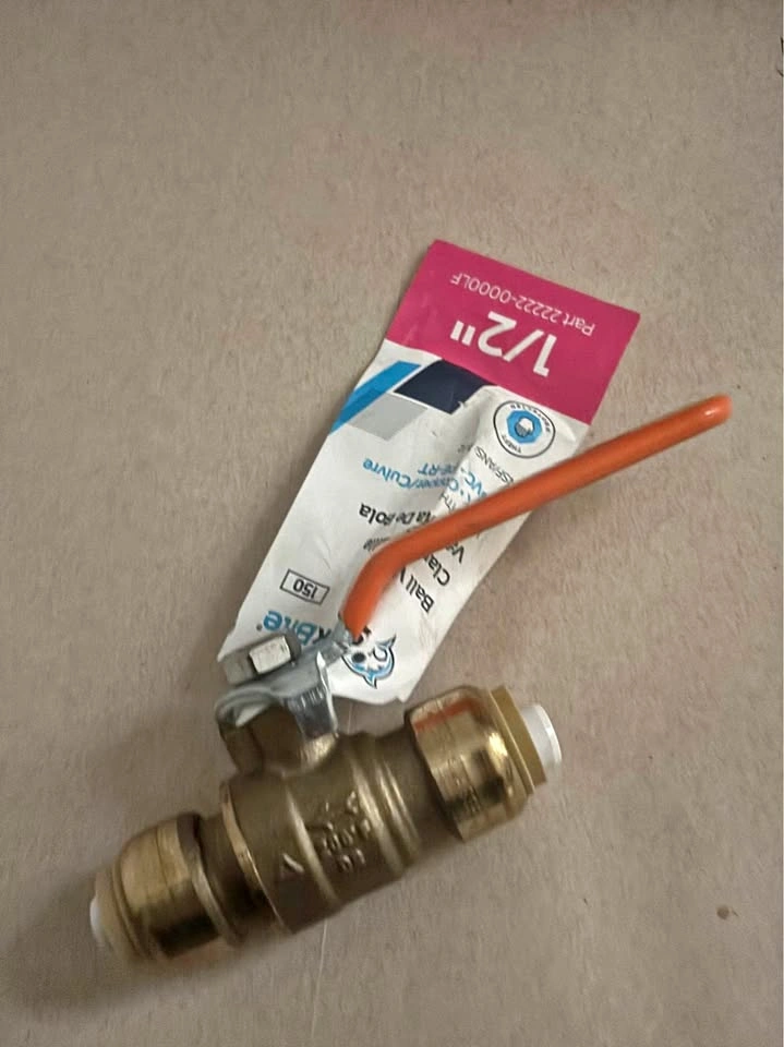 SharkBite 1/2 Inch Ball Valve