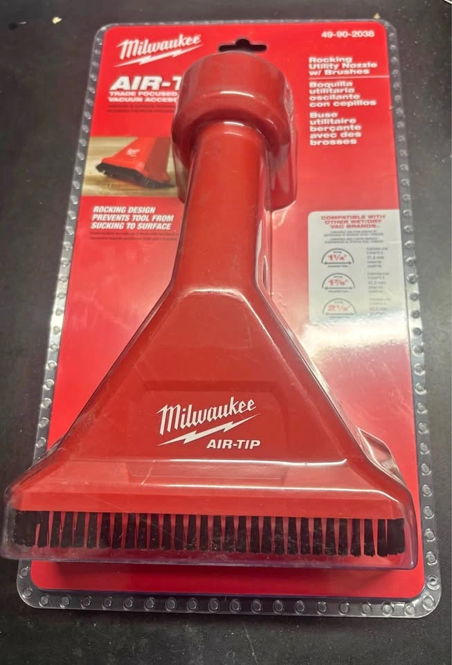 Milwaukee AIR-TIP Rocking Utility Nozzle w/ Brushes