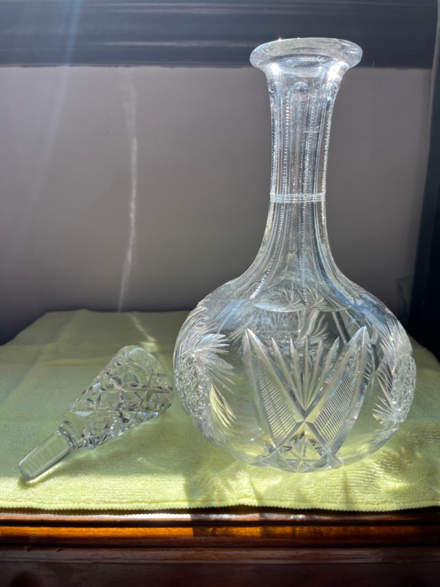 Vintage American Brilliant Crystal Decanter - photo 2