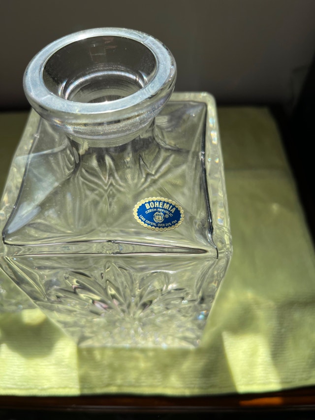 Vintage Bohemia Square Crystal Decanter - photo 3