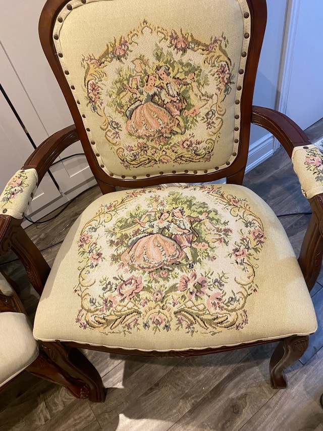 Antique Tapestry Chair