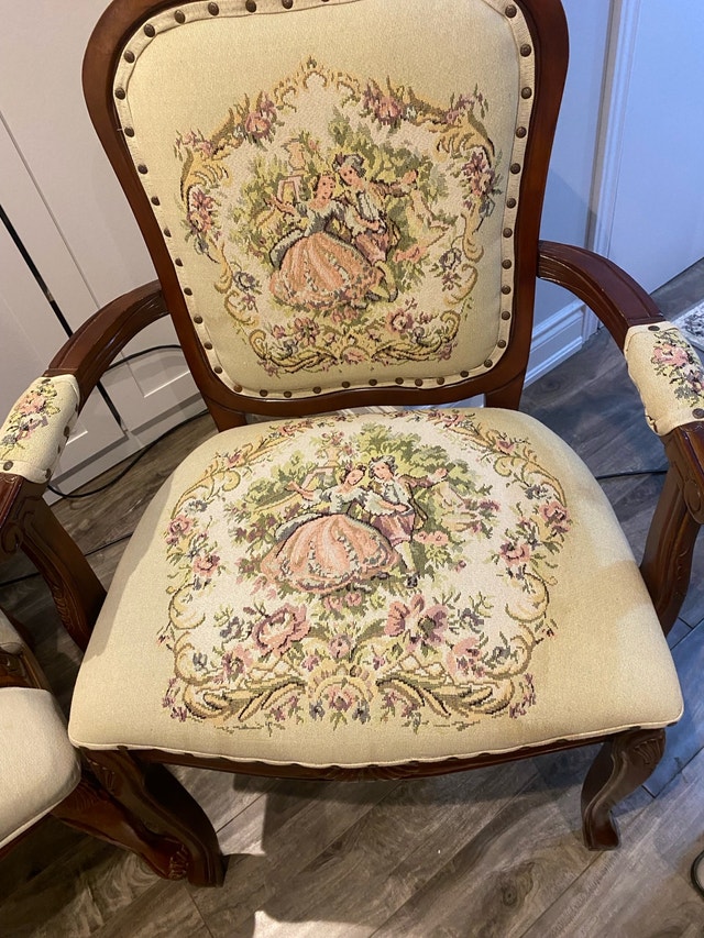 Antique Tapestry Chair - photo 2