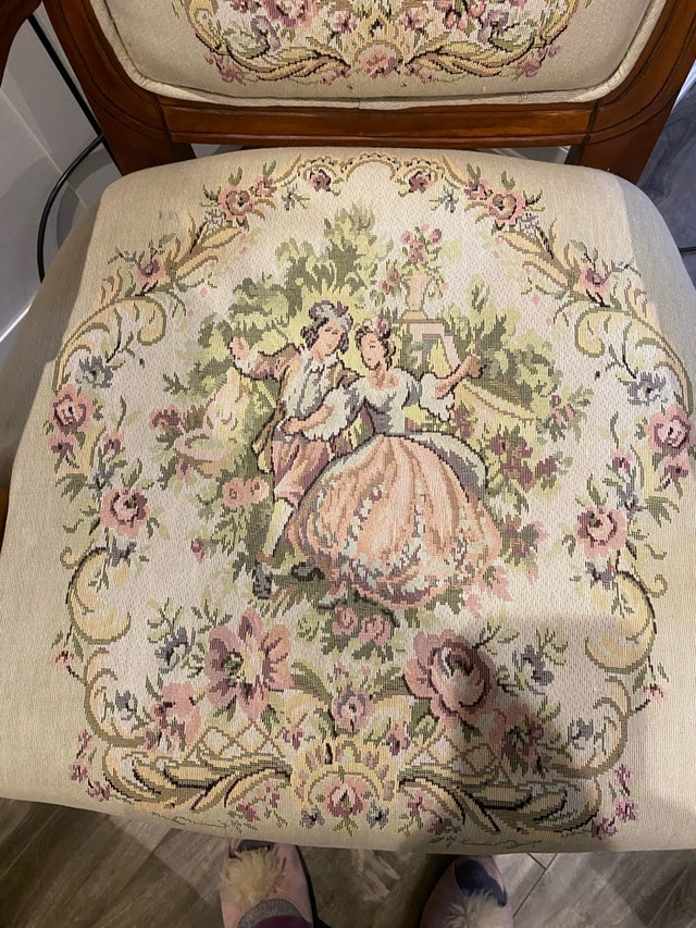 Antique Tapestry Chair - photo 3