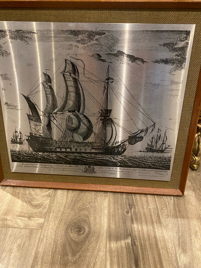 Framed Ship Art
