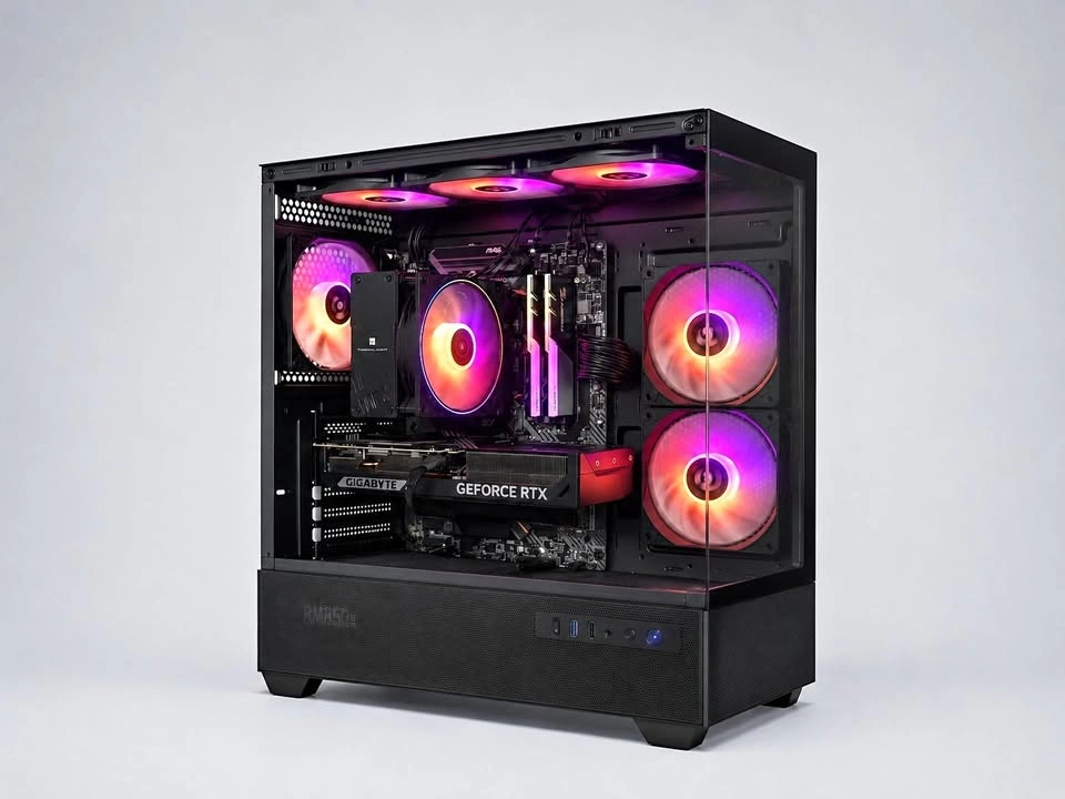 Gaming PC Ryzen 7 5700X3D · RTX 5070