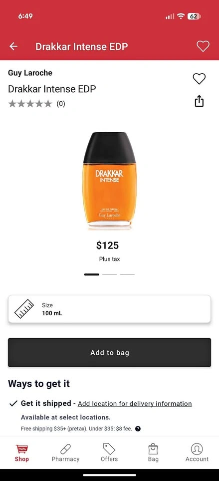 Brand New Drakkar Intense EDP