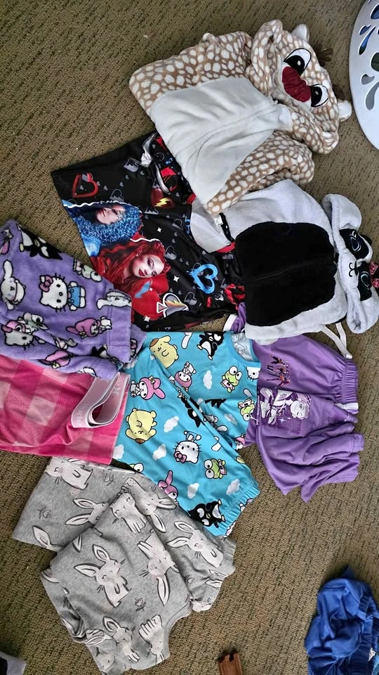 Euc youth girls pj lot sz 6-8