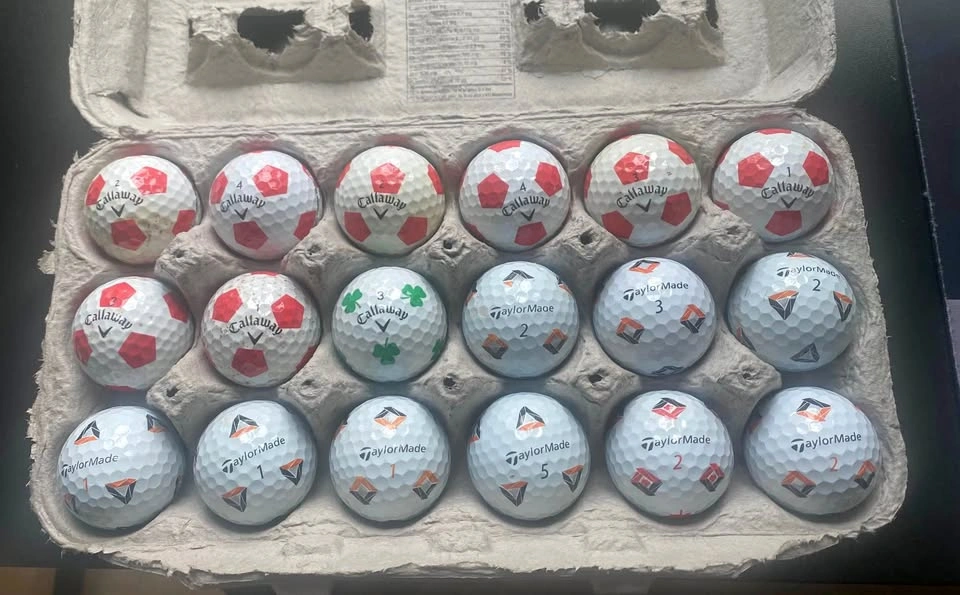 ⛳ Pattern Golf Balls – Callaway, TaylorMade, Vice, Srixon