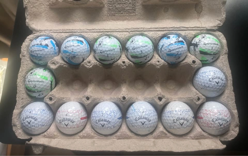 ⛳ Pattern Golf Balls – Callaway, TaylorMade, Vice, Srixon - photo 3
