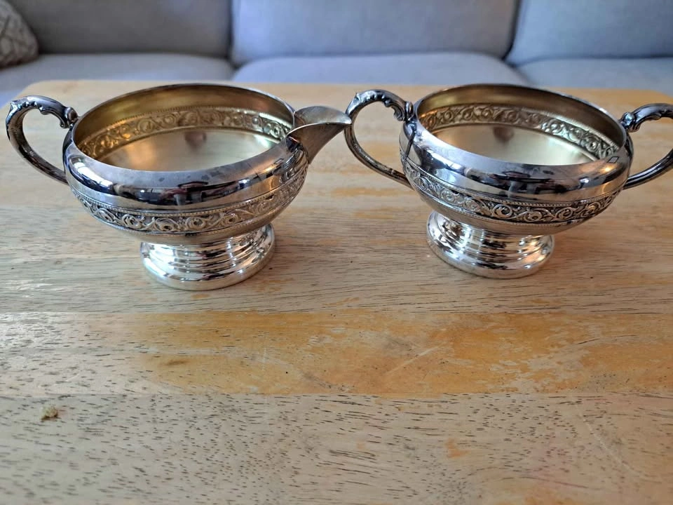 8 Piece Silver E.P. Copper set by Viking - photo 5