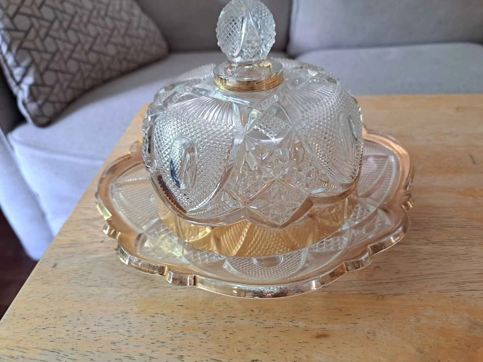 24 Piece Bohemian Crystal Set With Large Serving Bowl - photo 4