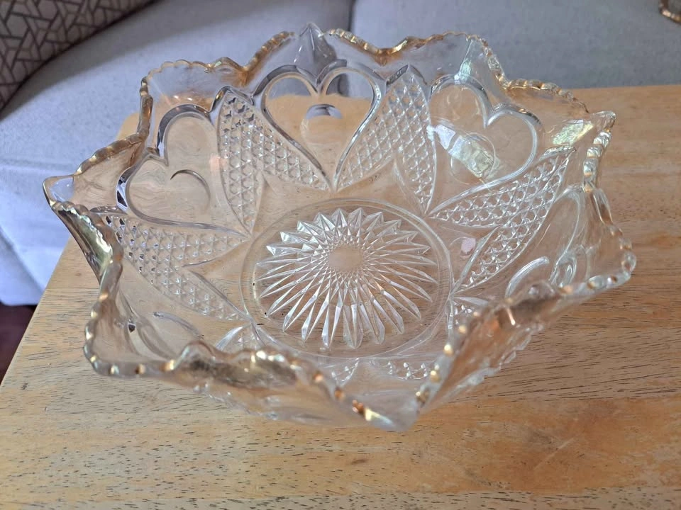 24 Piece Bohemian Crystal Set With Large Serving Bowl - photo 5