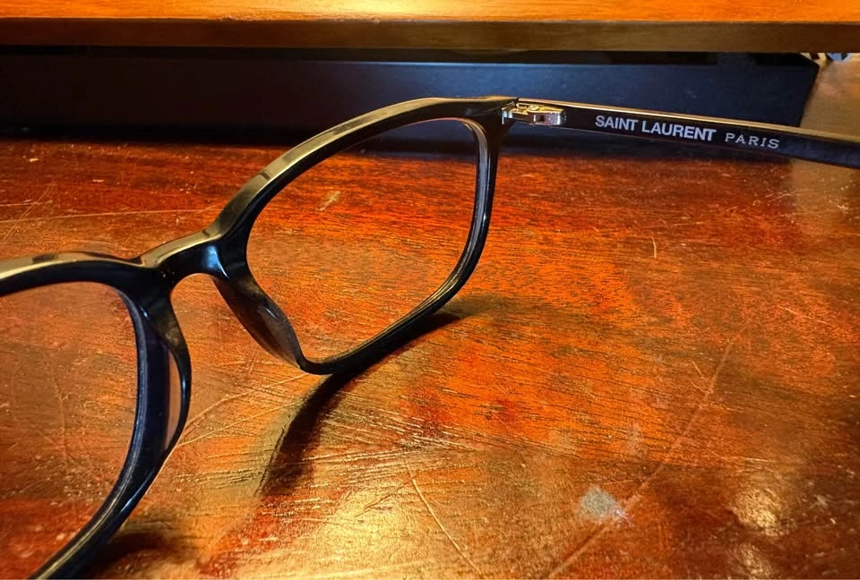 Authentic YSL Saint Laurent Paris SL308/F Black Eyeglass Frames - photo 4