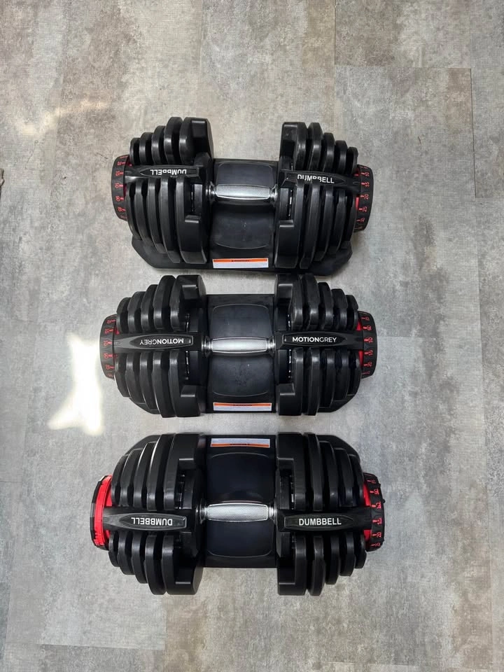 Adjustable dumbbells 0-90lbs