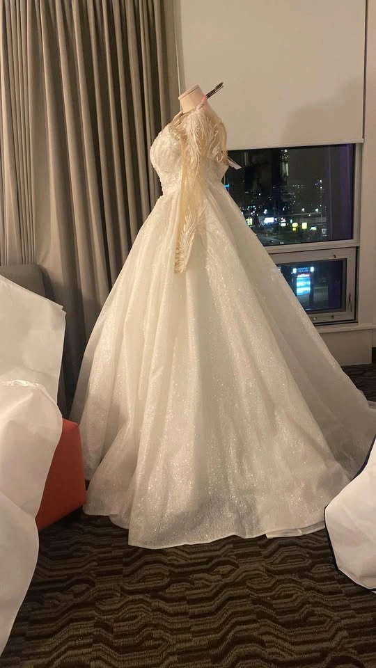 Beautiful Stunning White Ball gown wedding dress - VLADIYAN - photo 5