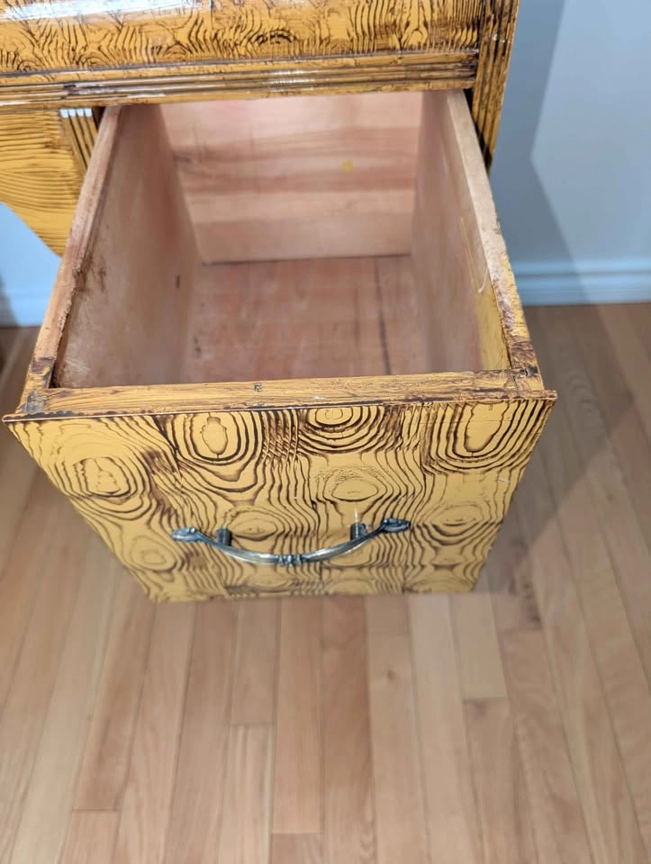 Whimsical Unique 4 drawer Vintage dressing table - photo 3