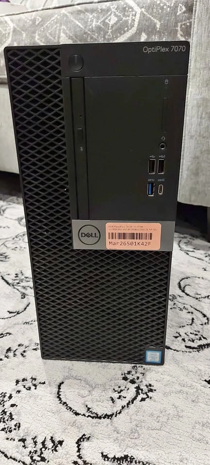 Dell OptiPlex 7070 – Intel Core i7-9700 16GB 512GB NVMe