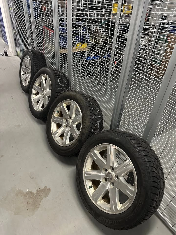 17" Chrysler Rims with winter tires mounted - photo 4