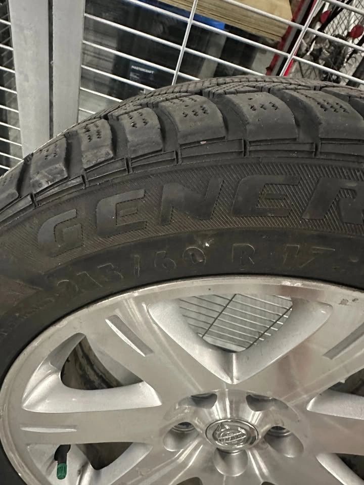 17" Chrysler Rims with winter tires mounted - photo 5